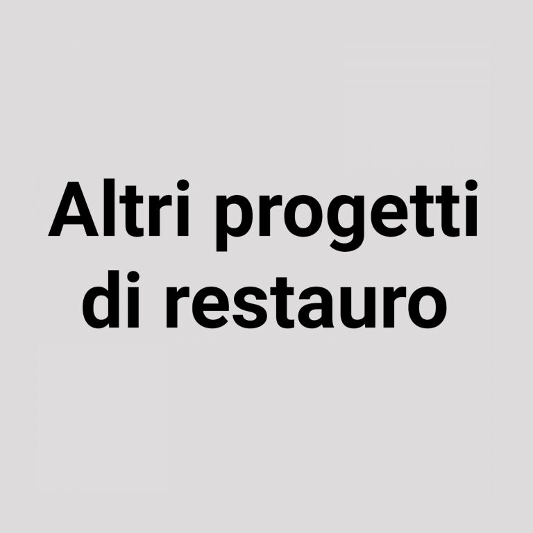 Opera Navarra, altri progetti di restauro